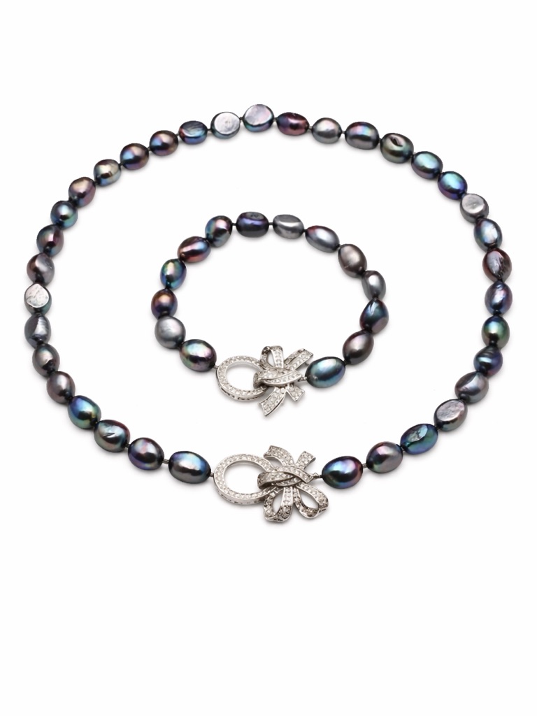 Natural Freshwater Pearl Set The Adoya